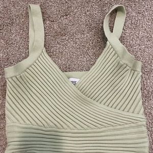 Princess Polly Arlene Top Green Size XS/S